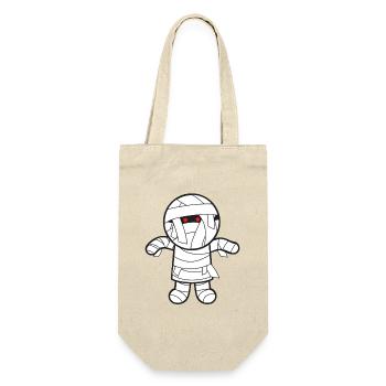 Chemise enfant Motif chemise momie enveloppé de momie - Sac à bouteille - nature - Devant