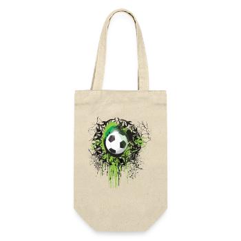 Ballon de football graffiti vert - Sac à bouteille - nature - Devant