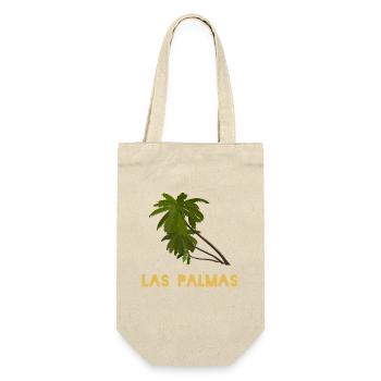 Las Palmas Gran Canaria T-Shirt  - Geschenkbeutel für Flaschen - Natur - Vorne