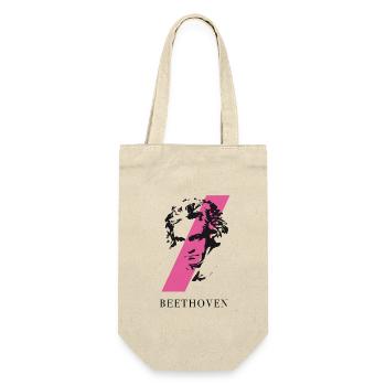 beethoven punk musik festival klassik komponist ta - Geschenkbeutel für Flaschen - Natur - Vorne