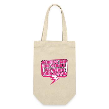 Princesses de la princesse-shirt idée cadeau couronne - Sac à bouteille - nature - Devant