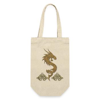 merveilleux dragon chinois - Sac à bouteille - nature - Devant