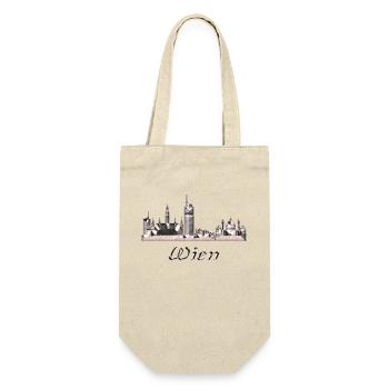 Vienna - Gift Bag for Bottles - nature - Front