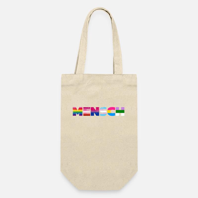 Regenbogen Pride Flag Design - Geschenkbeutel für Flaschen - Natur