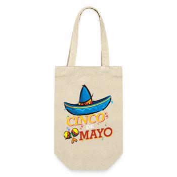 cinco de mayo - 5 de mayo - Geschenkbeutel für Flaschen - Natur - Vorne