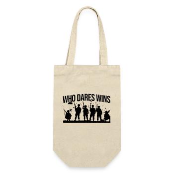 Who Dares Wins – Elite Military Silhouettes - Gift Bag for Bottles - nature - Front