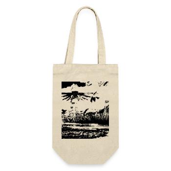 Angelus Fantasy Black Art Design - Geschenkbeutel für Flaschen - Natur - Vorne