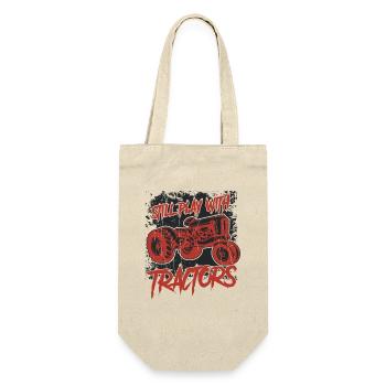 Still Play With Tractors - Gift Bag for Bottles - nature - Front