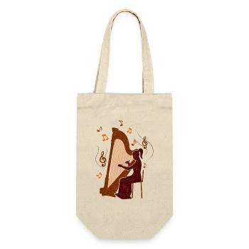 Harp - design - Gift Bag for Bottles - nature - Front