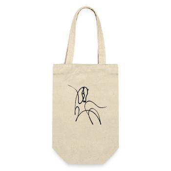 Pony One Line Art - Sac à bouteille - nature - Devant