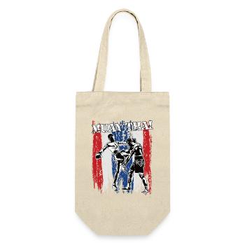 Arts Martiaux Graffiti Design Muay Thai Thaïlande - Sac à bouteille - nature - Devant