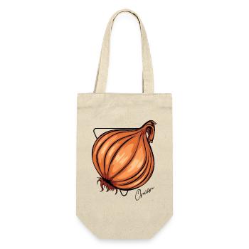 Orange onion vector art - Gift Bag for Bottles - nature - Front