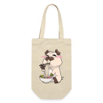 Carlin mange des ramen - Sac à bouteille - nature - Devant