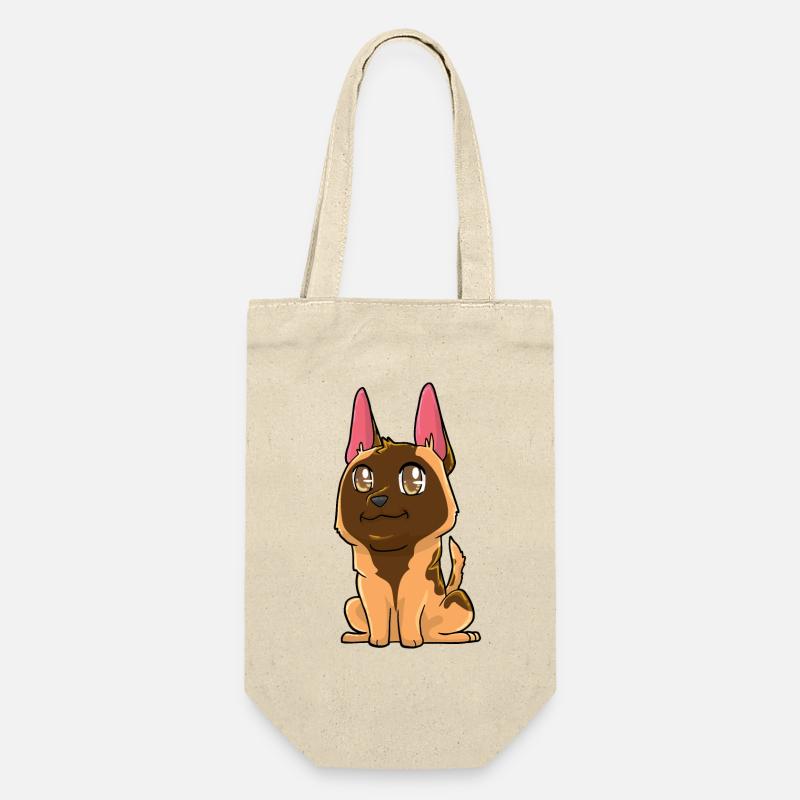 Malinois - Geschenkbeutel für Flaschen - Natur