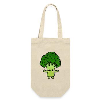 Sweet broccoli - Gift Bag for Bottles - nature - Front