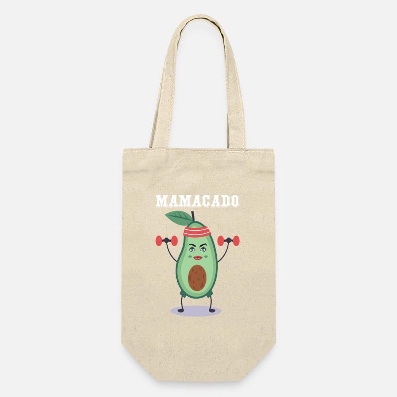 Mamacado - Avocado Geschenk - Geschenkbeutel für Flaschen - Natur