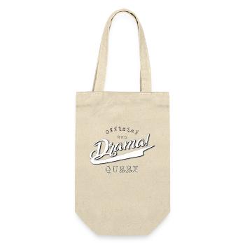 Offiziele Drama Queen - Geschenkbeutel für Flaschen - Natur - Vorne