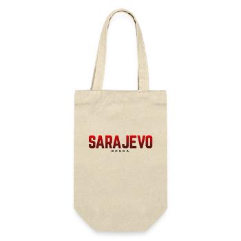 Bosnien Sarajevo - Geschenkbeutel für Flaschen - Natur - Vorne
