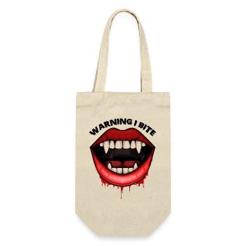 Bloodmouth Vampire Smile - Gift Bag for Bottles - nature - Front