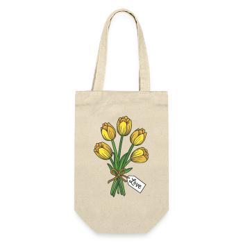 Tulipes - Sac à bouteille - nature - Devant