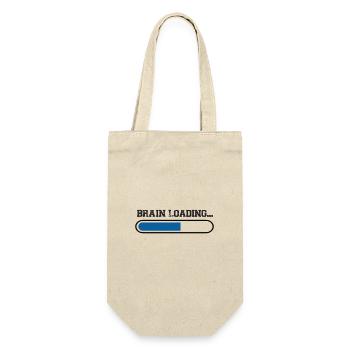 Brain at the Load – Loading Bar - Gift Bag for Bottles - nature - Front