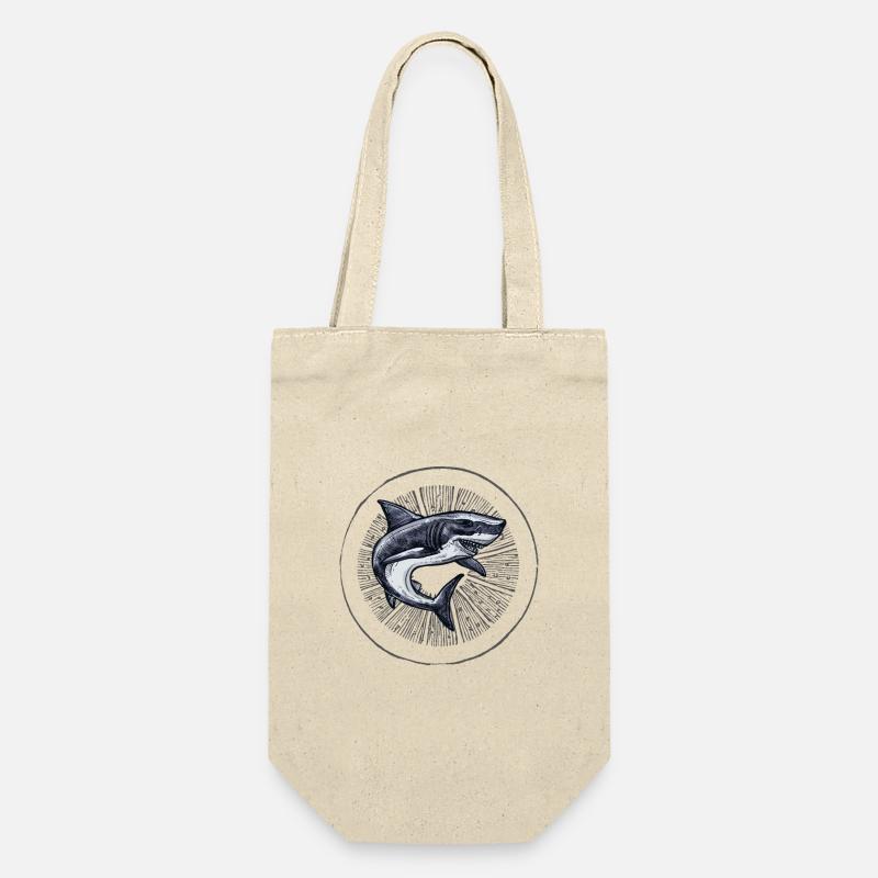 Dancing Shark - Sac à bouteille - nature