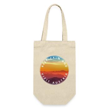 Visit Austria Sunset - Gift Bag for Bottles - nature - Front