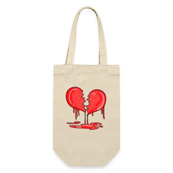 Broken heart - Gift Bag for Bottles - nature - Front