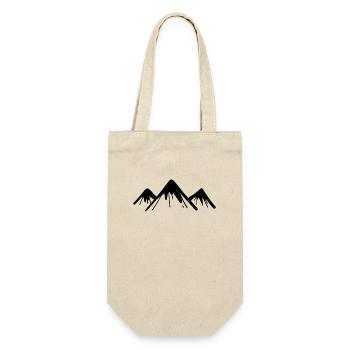 Berg Berge - Geschenkbeutel für Flaschen - Natur - Vorne