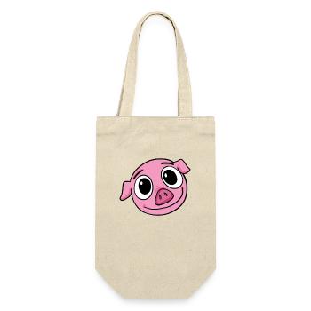 Porc - Sac à bouteille - nature - Devant