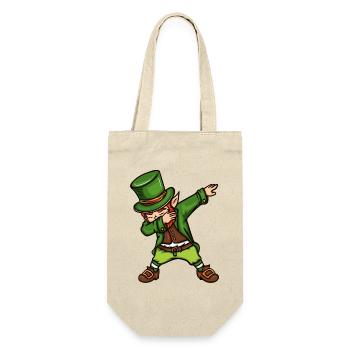 Dancing Leprechaun St. Patrick's Day Irish - Gift Bag for Bottles - nature - Front