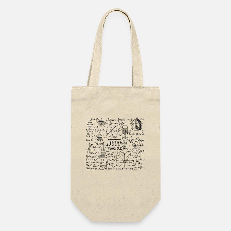 60e anniversaire Maths Mathematicien - Sac à bouteille - nature