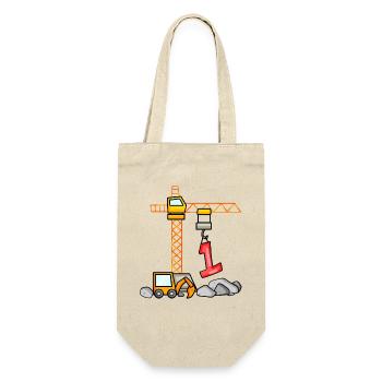Pelle t-shirt 1 anniversaire 1 ans de garçon t-shirt - Sac à bouteille - nature - Devant