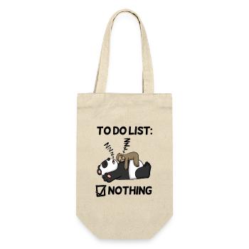 To do list Nothing - Paresseux Relaxation - Paresseux - Sac à bouteille - nature - Devant