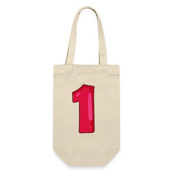 Point 1 - Gift Bag for Bottles - nature - Front