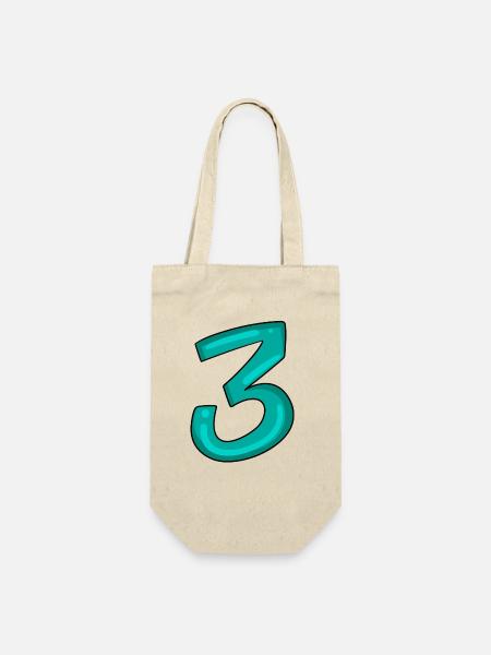3 - Gift Bag for Bottles - nature