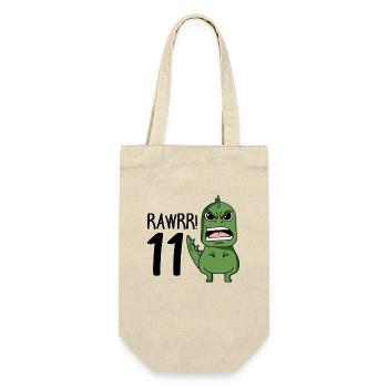 11e anniversaire - 11 ans - J’ai 11 ans - Sac à bouteille - nature - Devant