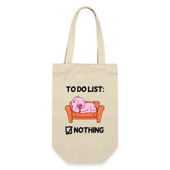 To do do list Nothing Porc Se détendre Paresseux drôle - Sac à bouteille - nature - Devant
