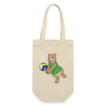 Joueur de volley-ball des Ours Volley-ball - Sac à bouteille - nature - Devant