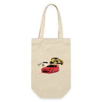 Funny Car Quote For Car Lovers Car Vector - Gift Bag for Bottles - nature - Front