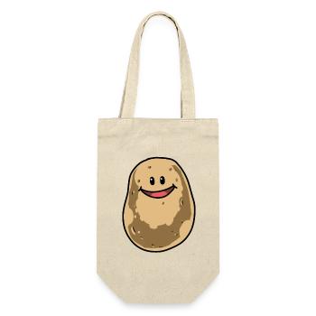 Potato Vegetables Potatoes Harvest gardening Garden - Gift Bag for Bottles - nature - Front