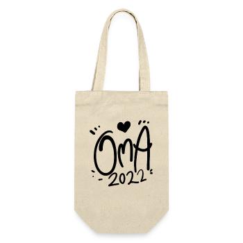 OMA 2022 - Geschenkbeutel für Flaschen - Natur - Vorne