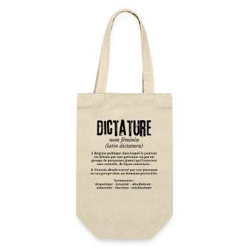 Dictature - Sac à bouteille - nature - Devant