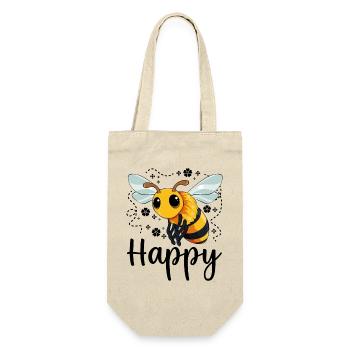 Comique colorée des abeilles - Sac à bouteille - nature - Devant
