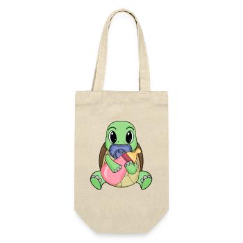 Bébé Tortue - Sac à bouteille - nature - Devant