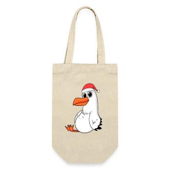 Noël mouette - Sac à bouteille - nature - Devant