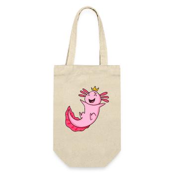 Axolotl - Geschenkbeutel für Flaschen - Natur - Vorne