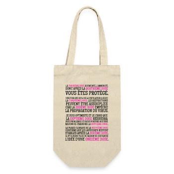 Calendrier Vaccinal Humoristique d'ABSURDISTAN - Sac à bouteille - nature - Devant