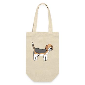 Beagle - Sac à bouteille - nature - Devant