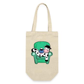 Cow - Gift Bag for Bottles - nature - Front